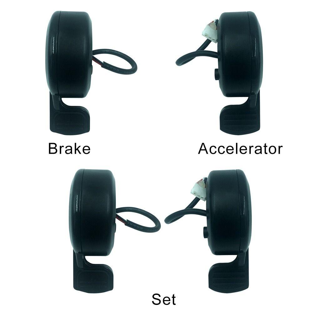 Xe Điện Ngón Tay Cái Tay Ga Ebike Tay Cầm Ngón Tay Cái Ga Thống Đốc Cho X8 Pro 24V 36V 48V Xe Tay Ga Máy Gia Tốc Phụ Kiện Color: Set