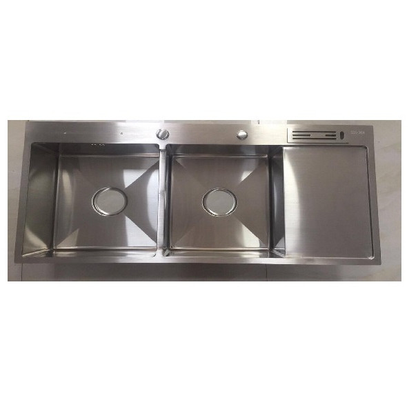 Chậu rửa chén bát inox 2 hố cao cấp