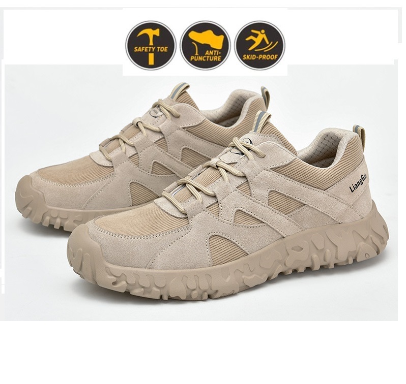 Giày Bảo Hộ Lao Động Nam ,Giày Công Trình Cao Cấp BH08-Chống Đinh,Tăng Ma Sát Fom nhỏ (Tăng 1Size