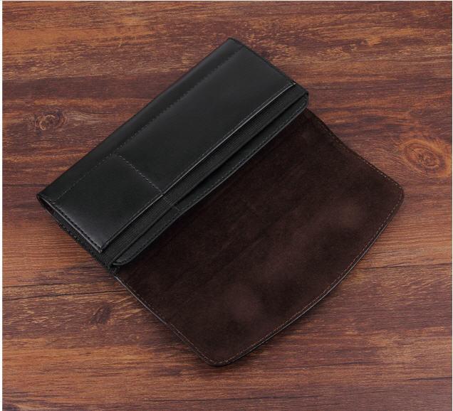 Bao da đựng điện thoại đeo ngang hông dùng được cho điện thoại từ 5inch dến 6,3 inch - hàng nhập khẩu