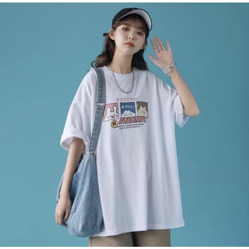 Áo thun nữ form nhỏ 30kg, áo phông tay lỡ phông dáng rộng unisex, ulzang, có size s, có size lớn