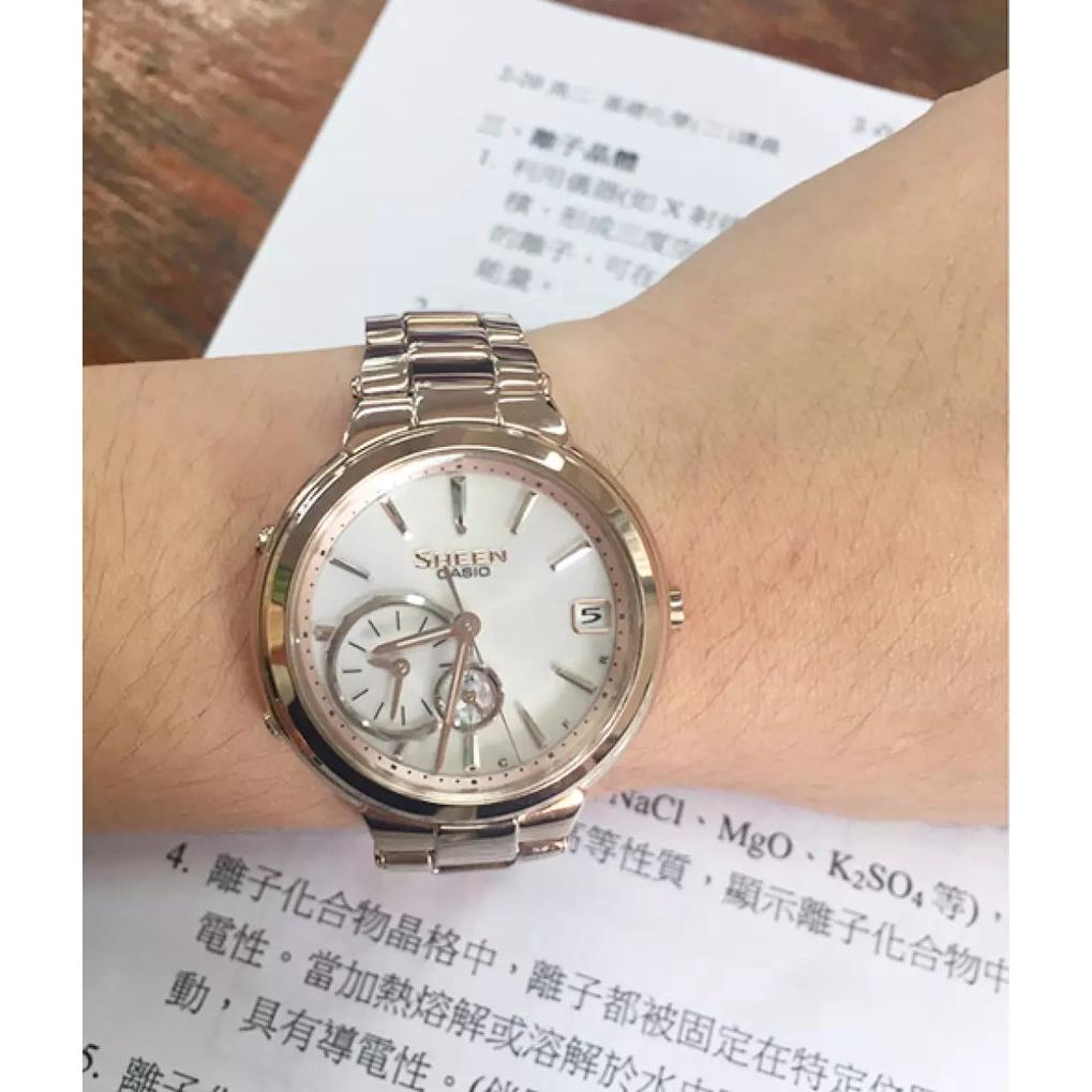 Đồng Hồ Nữ Dây Thép Casio SHEEN SHB-200CG-9A
