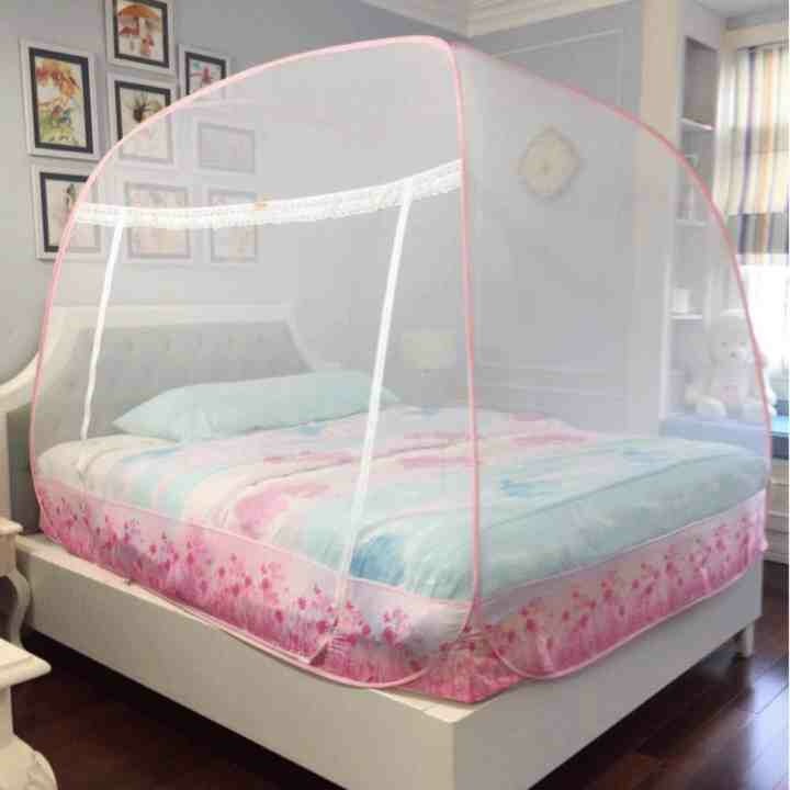 Màn Chụp . Mùng Chụp Cao Cấp Mộc Miên Đỉnh Rộng - 1,4mx2m