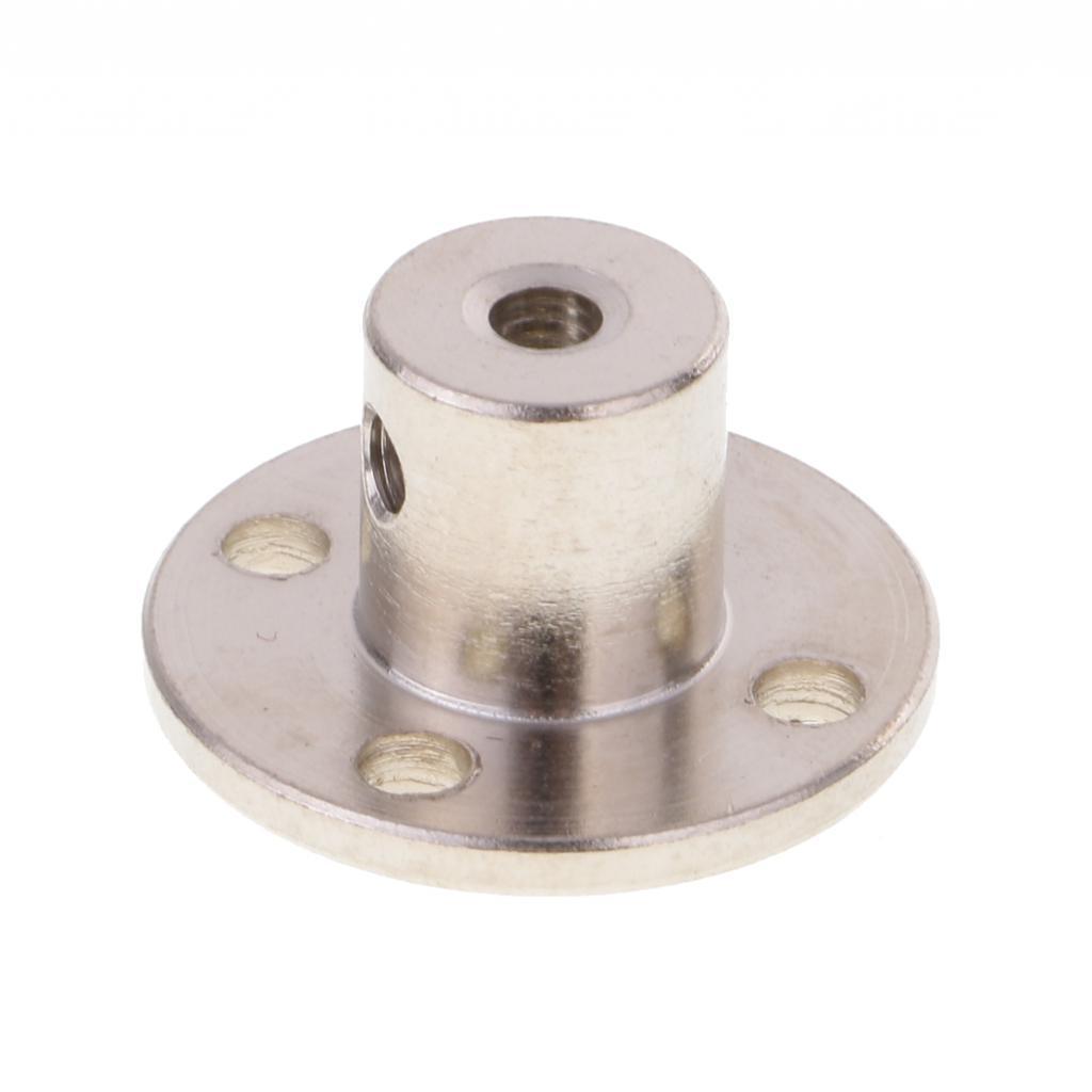 4mm+8mm Rigid Flanged Coupling Motor Guide Shaft Coupler Motors Connectors for DIY Parts