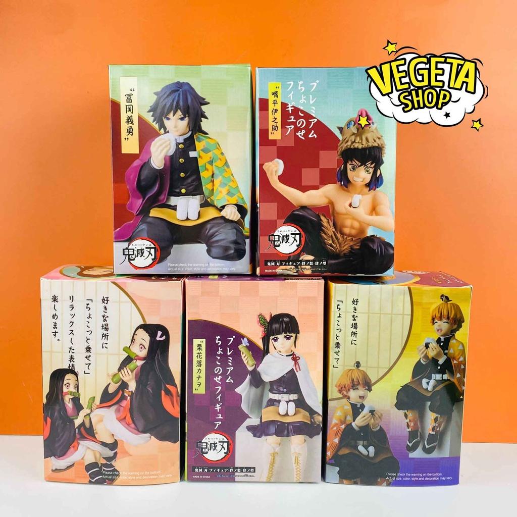 Mô hình Kimetsu No Yaiba - Thanh gươm diệt quỷ Tanjiro Nezuko Zenitsu Inosuke Rengoku Giyu Shinobu Tokito Iguro Kanroji