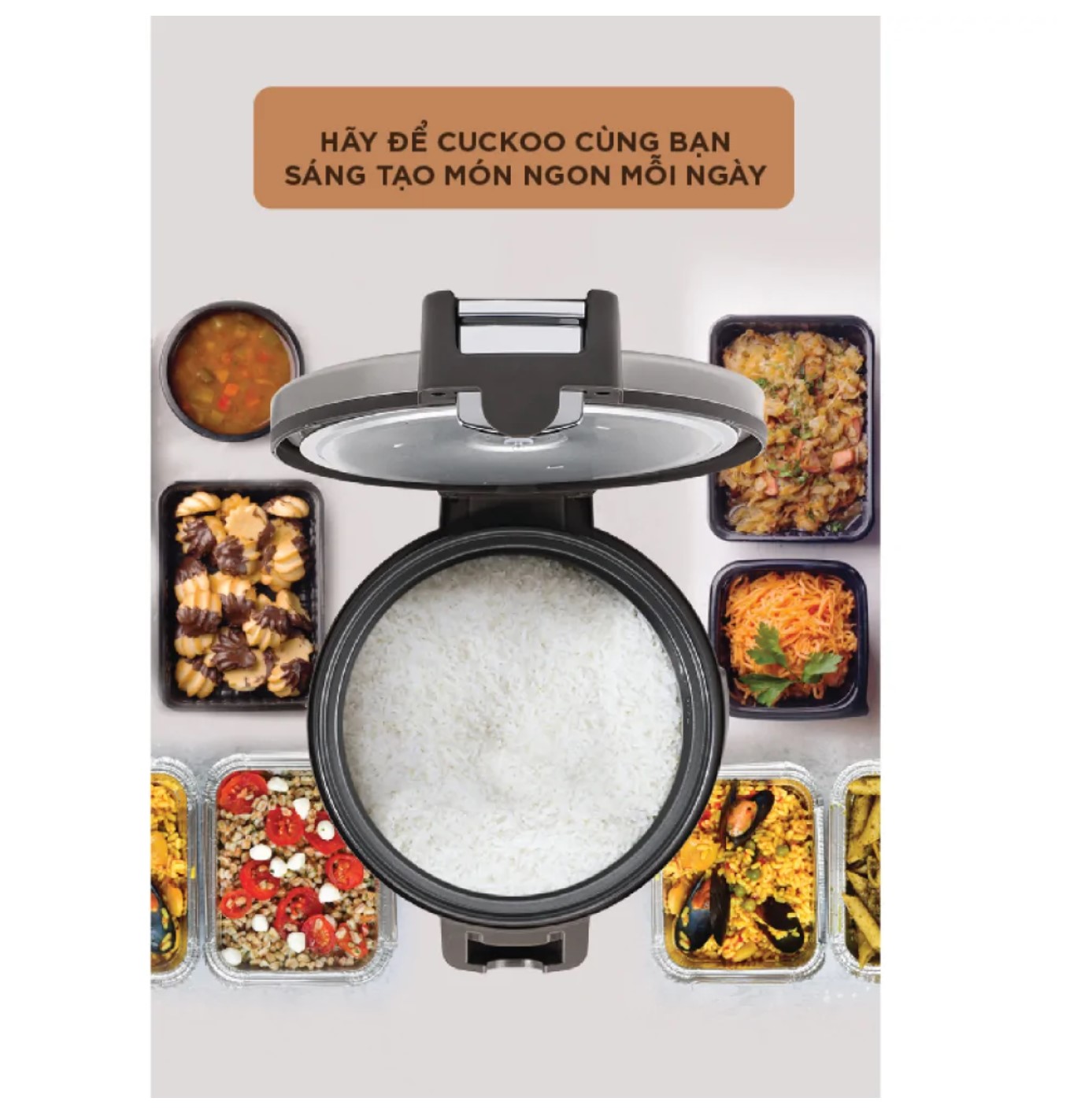 Nồi cơm điện công nghiệp 6,3L Cuckoo CR-3555 - Hàng chính hãng, Bảo hành 24 tháng