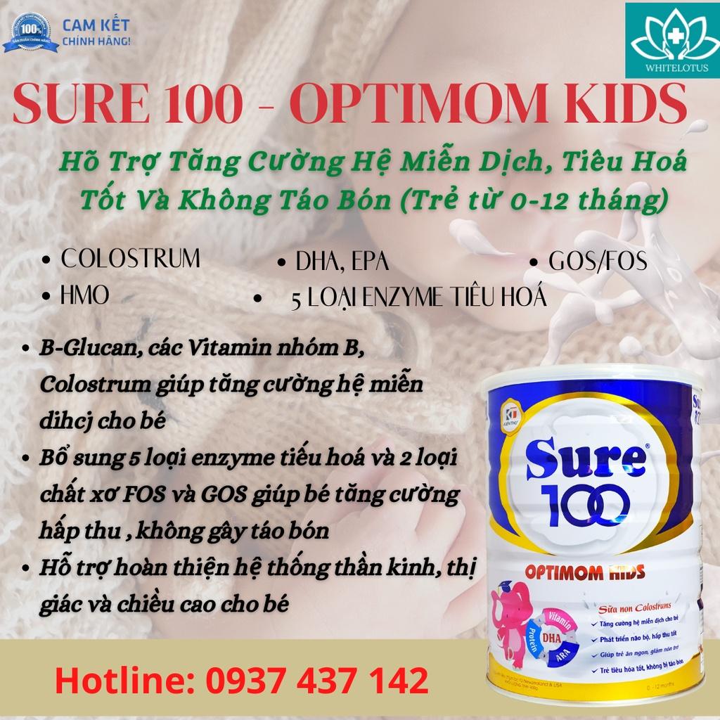 Sữa Sure 100 Optimom Kids Hộp 900g