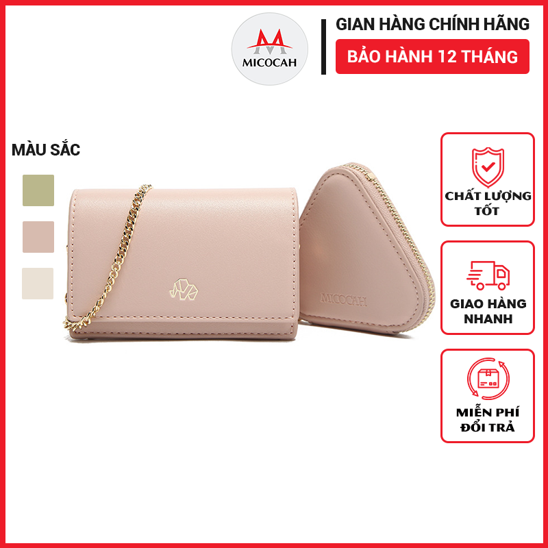 Túi Đeo Chéo Nữ Mini Thời Trang MICOCAH Nhỏ Gọn Dễ Thương Da Cao Cấp Cực Đẹp Đi Chơi Dự Tiệc Sang Trọng MC128 - Micocah