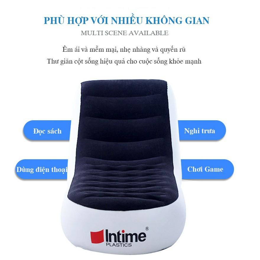 Ghế đệm hơi Intime YT-122 , Ghế tựa lưng, sofa hơi - Thư giãn tối đa - Bơm điện 2 chiều