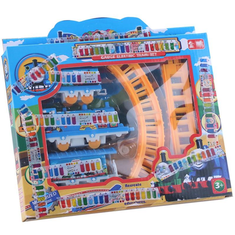 Hộp đồ chơi đường ray xe lửa tàu hỏa Thomas dùng pin Đồ chơi cho bé