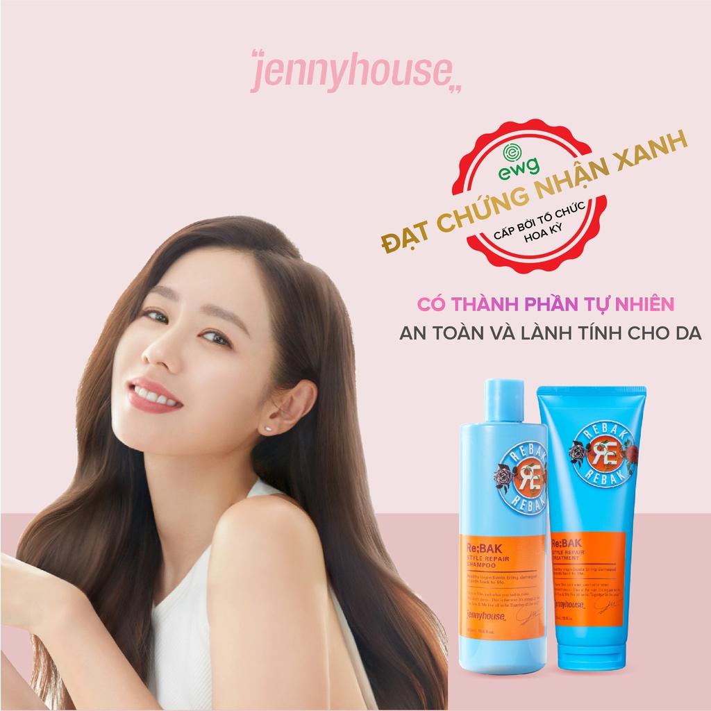 Bộ Dầu Gội, Dầu Xả JENNY HOUSE Healthy Re:Bak Style Repair - Dưỡng Tóc Khô Xơ Rối