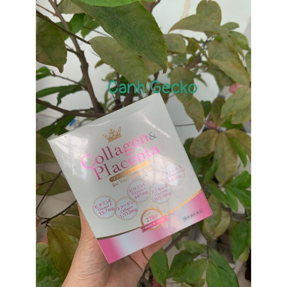 Viên uống trắng  da - Trắng hồng - Sáng Mịn  Collagen Placenta 5 in 1 Nhật Bản