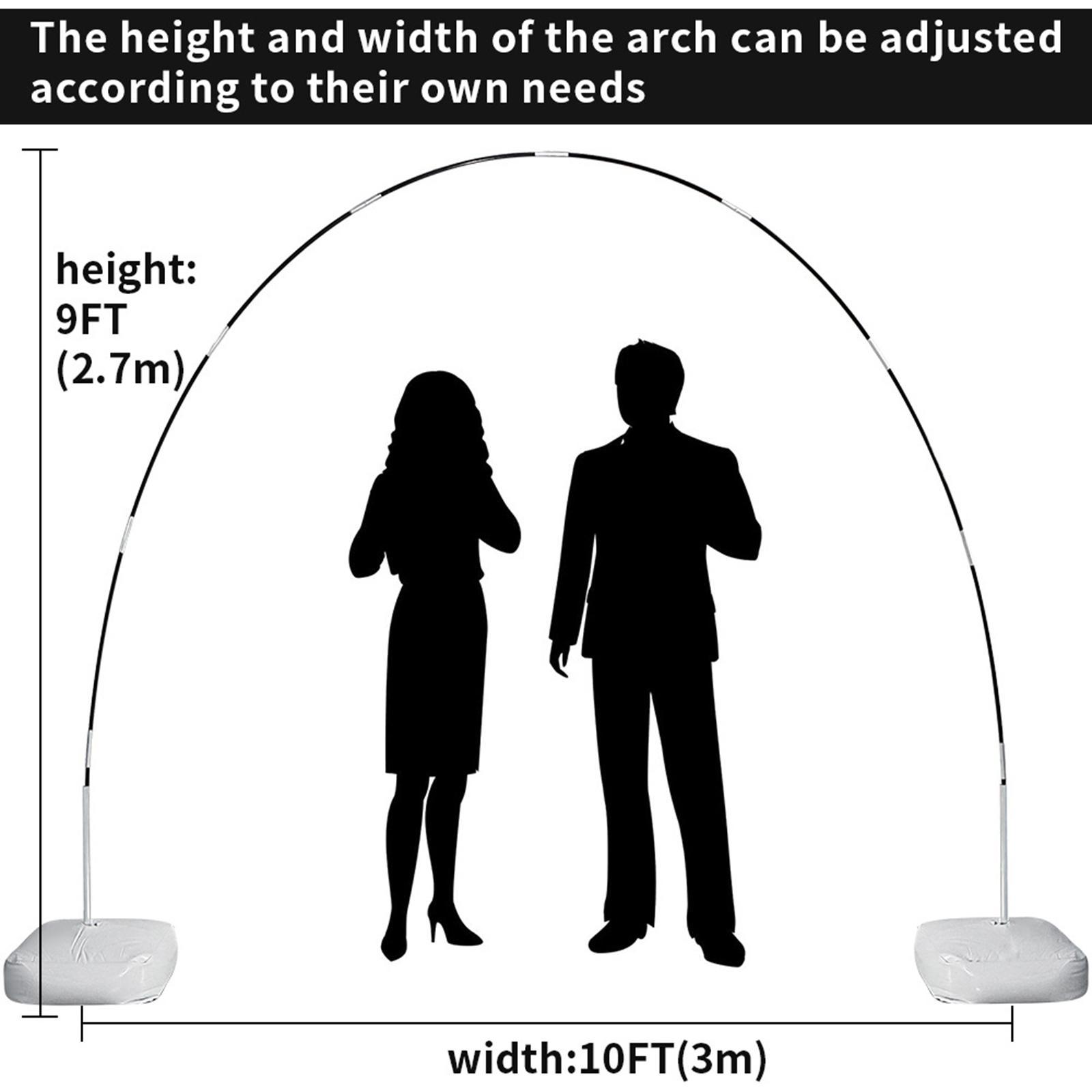 Decorative Balloon Arch Set Adjustable Balloon Garland Arch with Basement