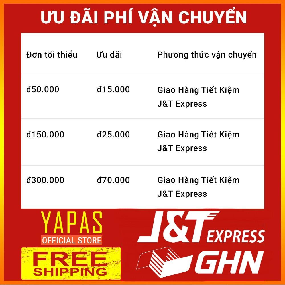 Móng úp nhám form vuông thang bầu HSM Yapas hộp 500 pcs đủ 10 size mặt nhám sẵn không cần phào dũa