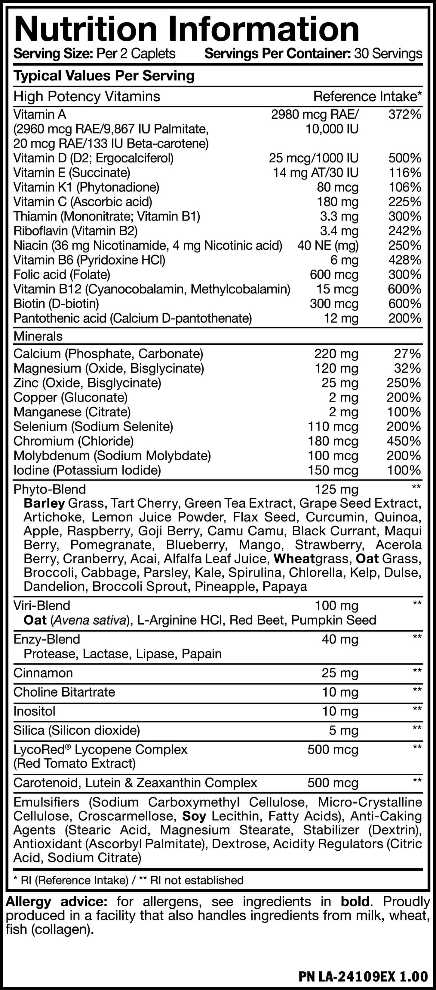 Multi vitamin Mutant 60 Viên - Vitamin tổng hợp