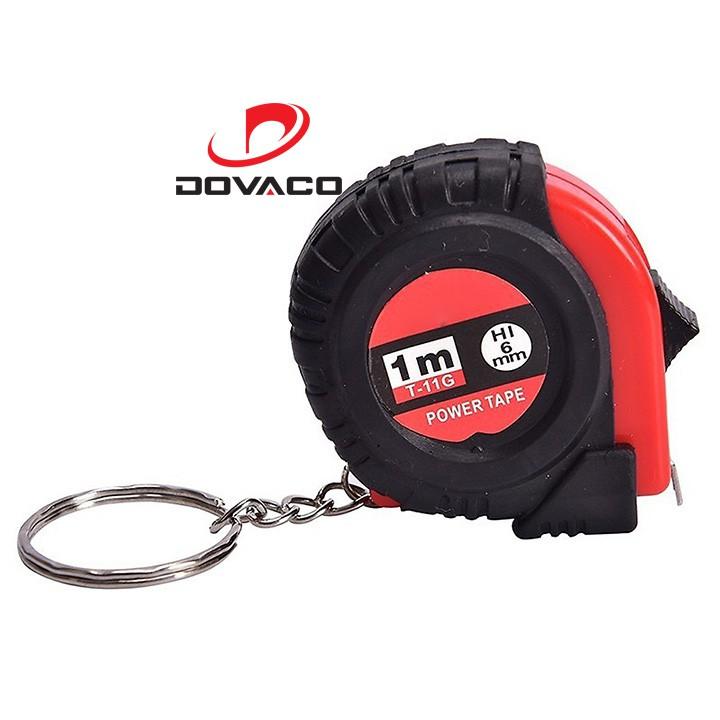 Móc khóa thước rút mini bỏ túi 1m