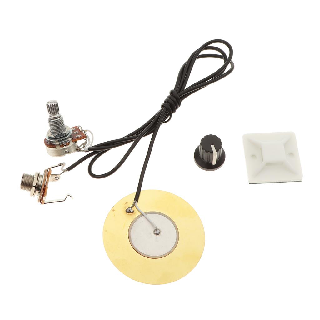 Sunnimix Prewired Pickup Piezo Chuyển Mạch Khuếch Đại Dùng Cho Đàn Guitar