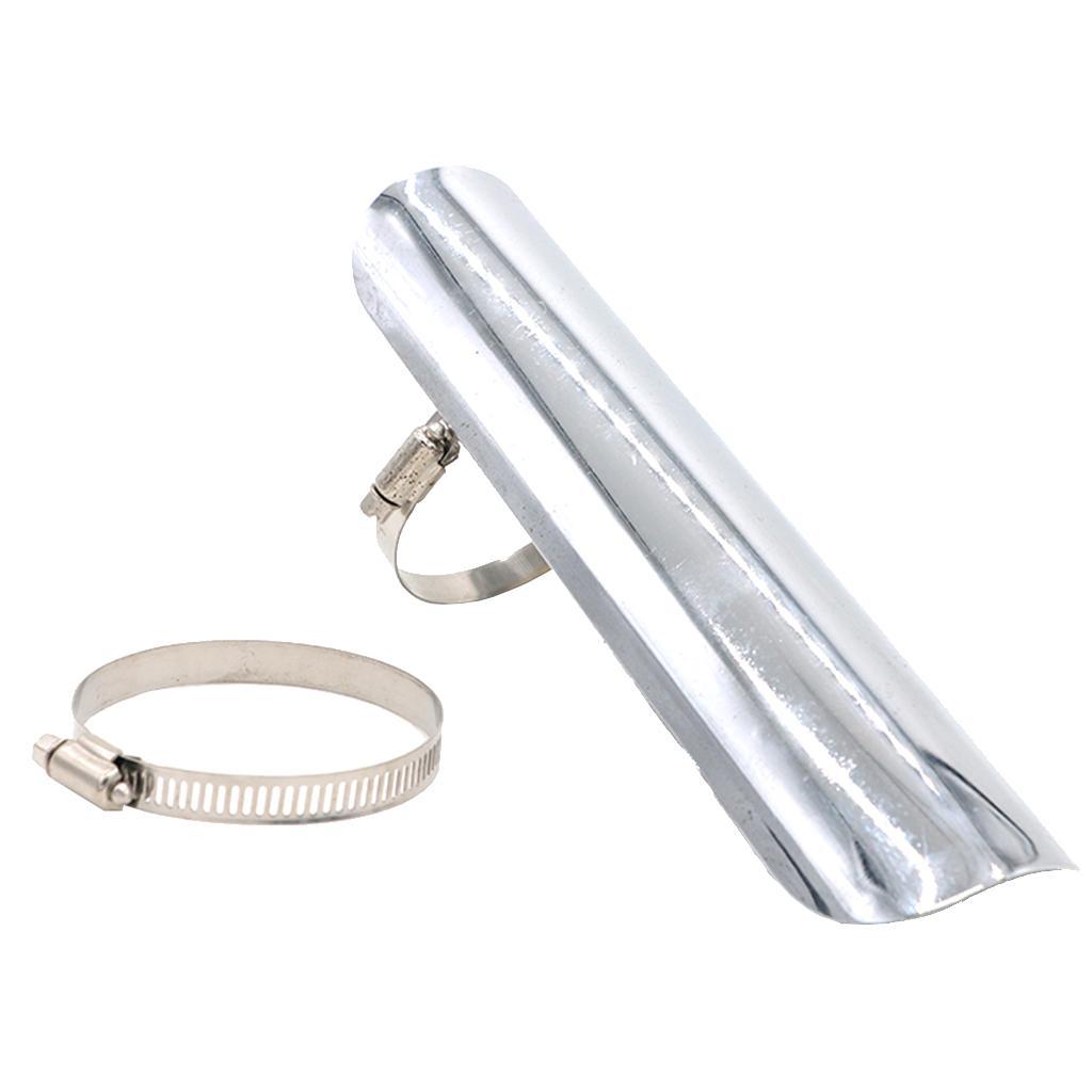 Motorcycle Exhaust  Pipe Protector Heat  for   Chrome