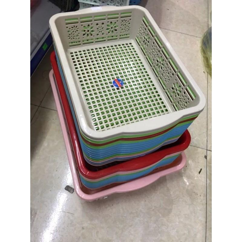 Rổ Nhựa Chữ Nhật