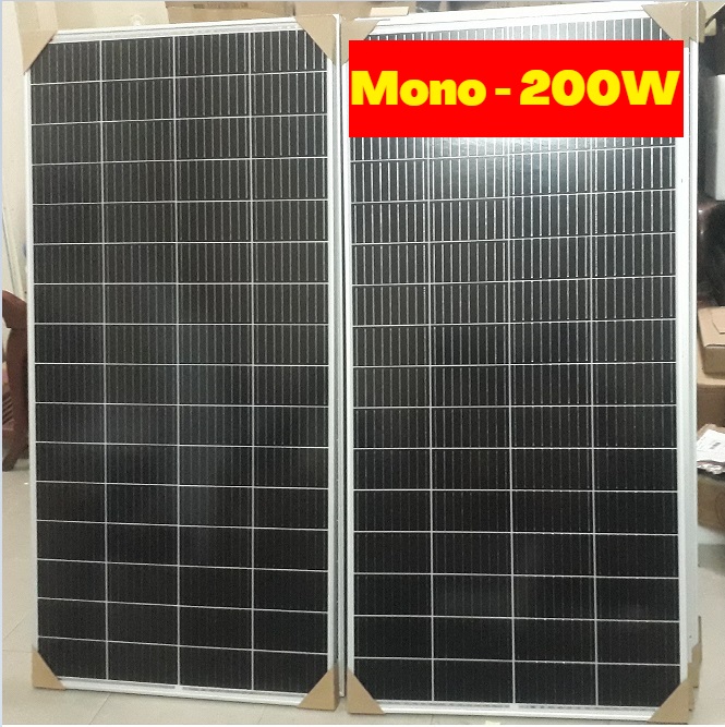 TẤM PIN 200W MONO SOYER SOLAR HÃNG CÔNG NGHỆ MỚI 11 BUSBARS ( TẶNG 1 BỘ JACK MC4)