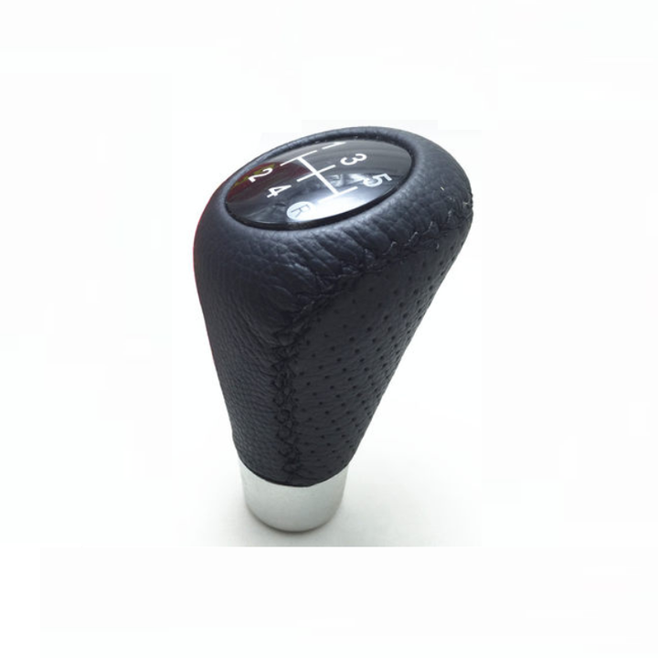 Đầu Tay nắm cần số xe hơi, ô tô bọc da thật 100% cao cấp dùng cho các xe số sàn - Chất liệu: Hợp kim đồng bọc da