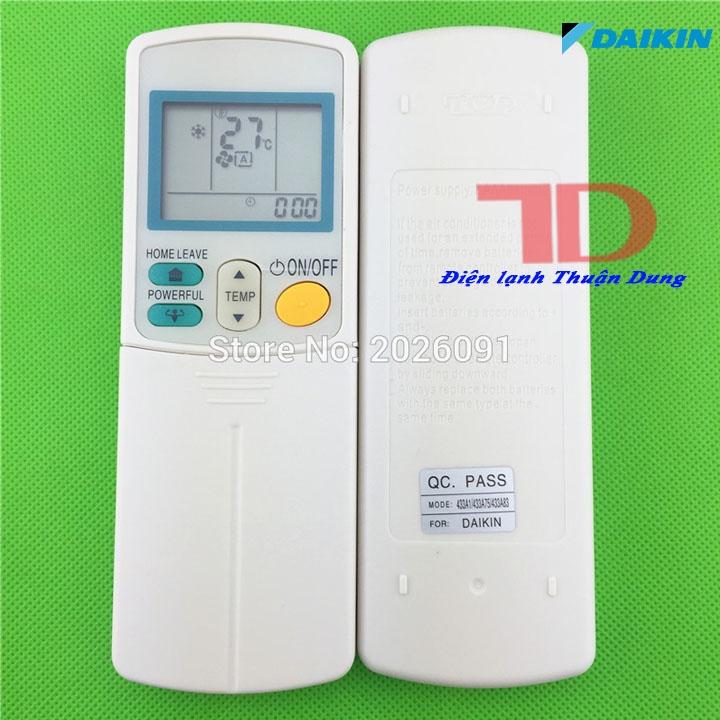 REMOTE MÁY LẠNH, ĐIỀU KHIỂN DÀNH CHO MÁY LẠNH DAIKIN 2 NÚT