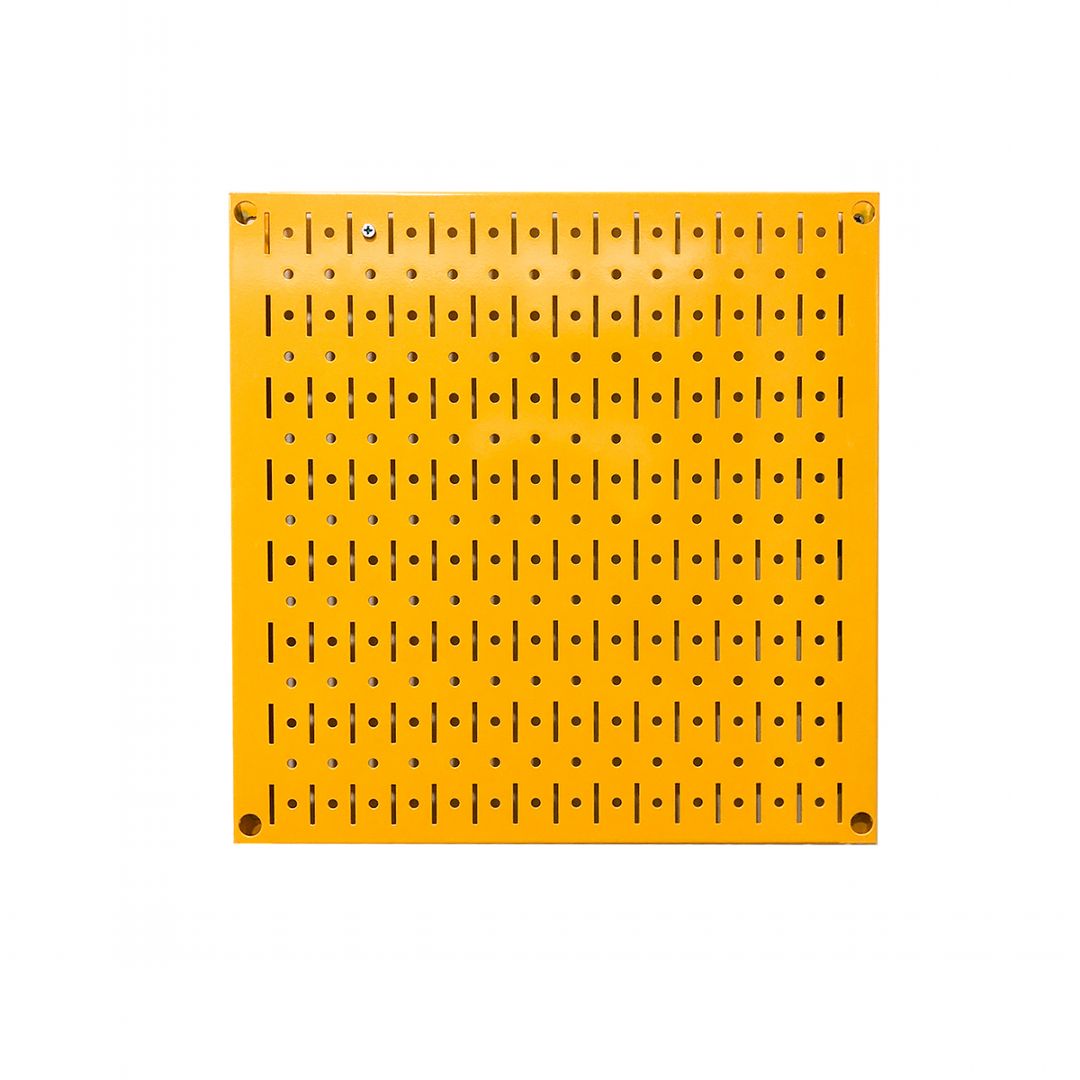 Bảng treo dụng cụ Pegboard vuông 40×40 – Vàng