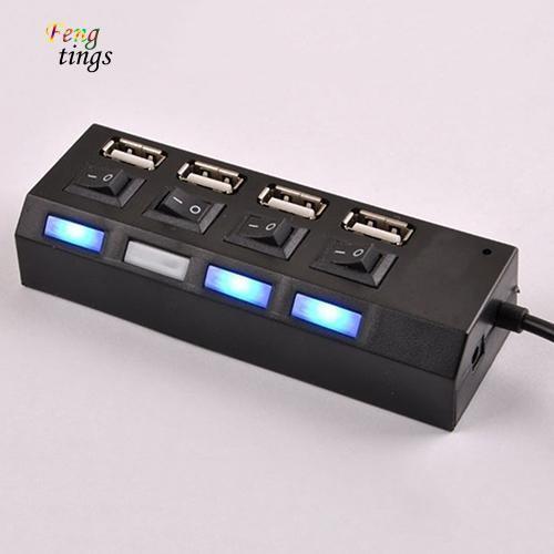 Bộ Chia 4 Cổng Usb 2.0 Có Công Tắc Đóng Mở Tiện Dụng