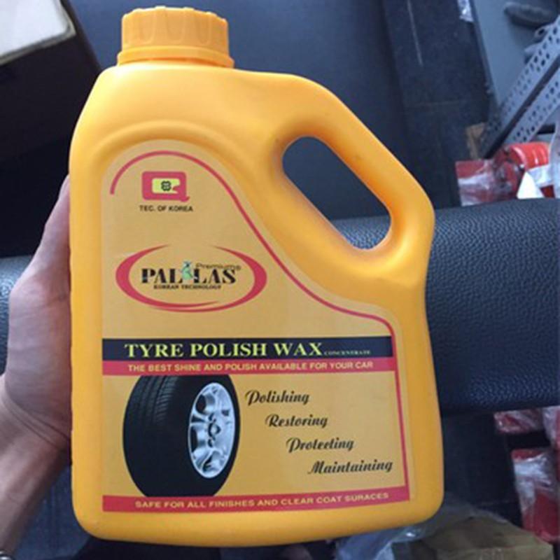 PALLAS Tyre polish wax 1.5L,Dung dịch đánh bóng lốp xe Wax đánh bóng P-1501 vỏ,lốp xe bảo dưỡng các loại bánh xe ô tô-