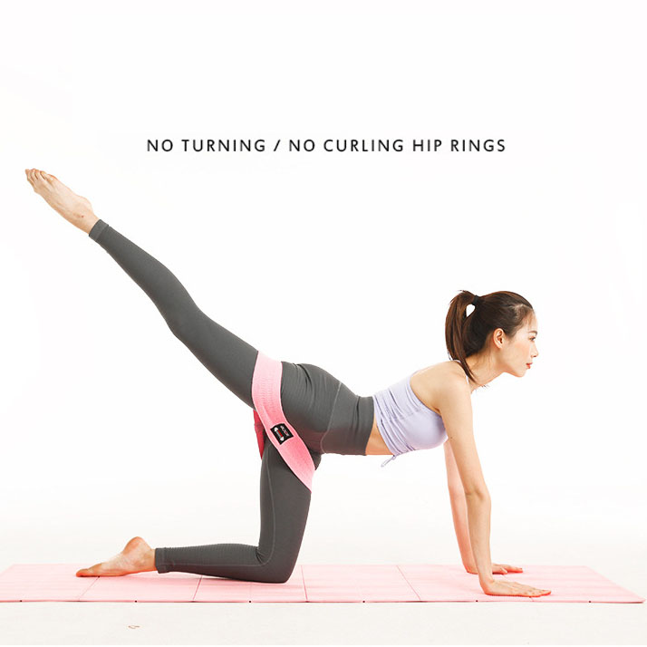 Dây kháng lực tập cơ mông đùi chân cao cấp Hip Resistance bands Boer 3603 - Hàng chính hãng. Dây tập tăng vòng 3, mini band, miniband, resistance band, dây đàn hồi, dây thun tập gym