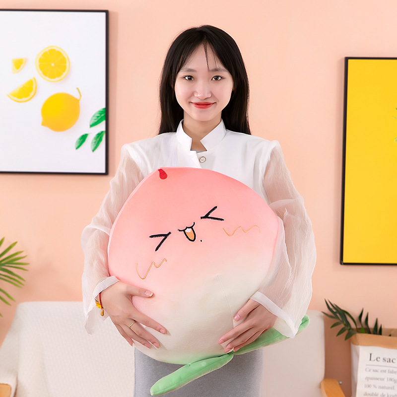 Thú bông trái đào, quả đào tiên chibi dễ thương siêu mềm mịn (10cm---&gt;45cm) Gối ôm trái đào đáng yêu, quả đào siêu cute hàng cao cấp chất lượng cao, an toàn cho người sử dụng