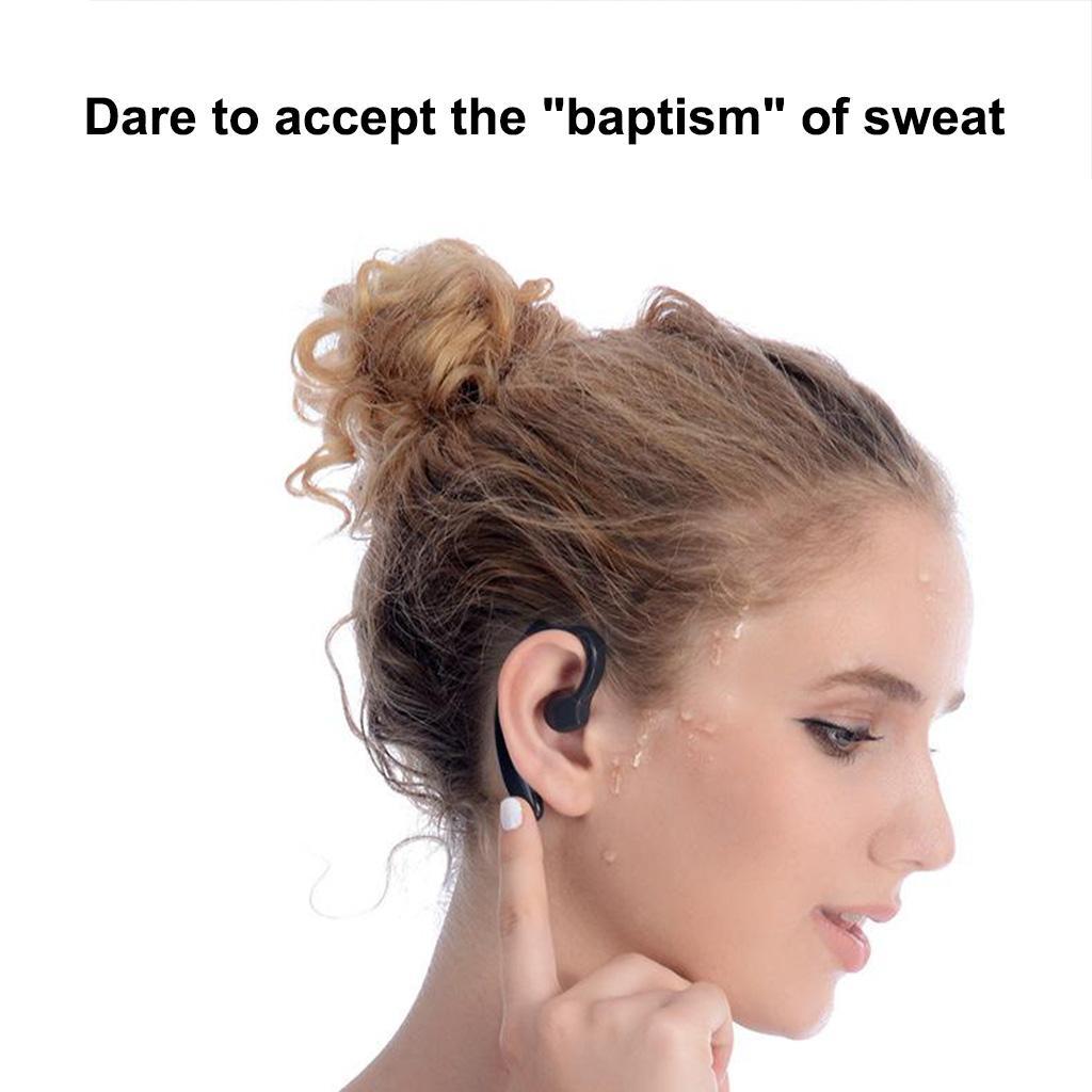 2X Bluetooth Bone Conduction Headset Wireless Sport Headphone Earphone w/ Mic