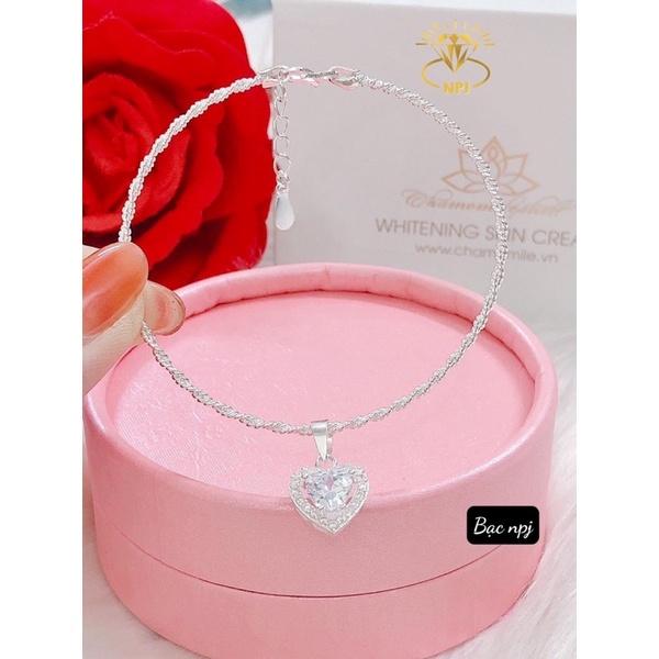 Lắc tay xoắn mix các mẫu , Vòng tay treo Charm, Bạc Ta - Bạc npj