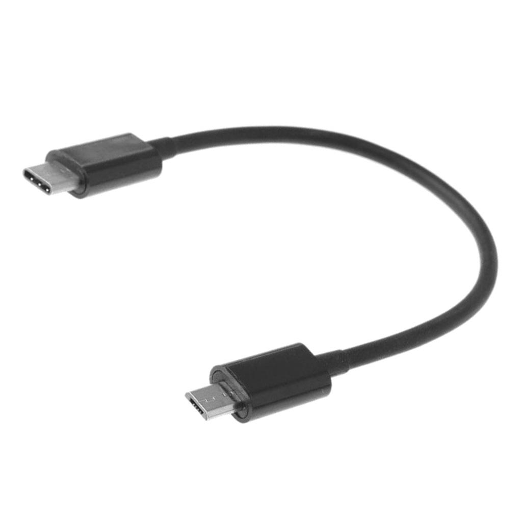 Type C To Micro USB Male Sync Charge OTG Charging Cable Cord Adapter