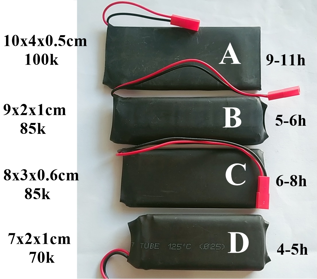 Pin sạc lithium 3,7V 3500mAh chuyên dùng cho camera mini siêu nhỏ