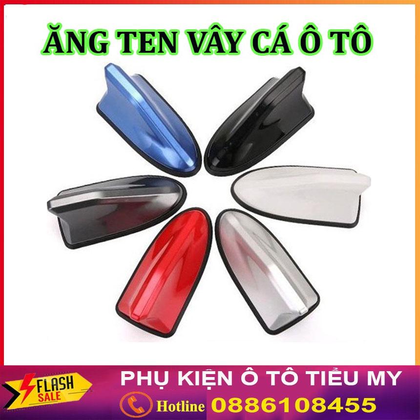 Anten Vây Cá Mập Cho Xe Ô Tô , Có Đệm Cao Su , Có Mạch Thu Sóng - Màu Trắng - Đen - Đỏ - Xám - Bạc