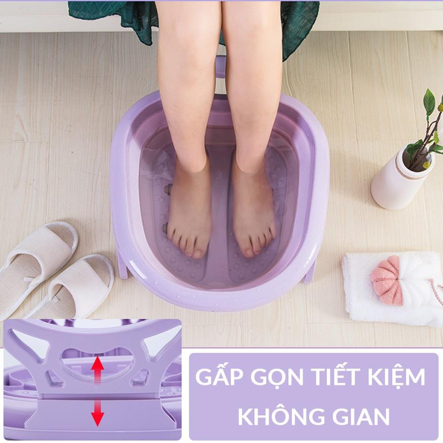 Chậu ngâm chân massage gấp gọn hàng cao cấp - Tiện dụng