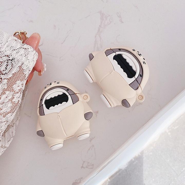 Bao Case cho Airpods 1/2/3/Pro Cá Mập Đi Mưa - Mã TZAP322