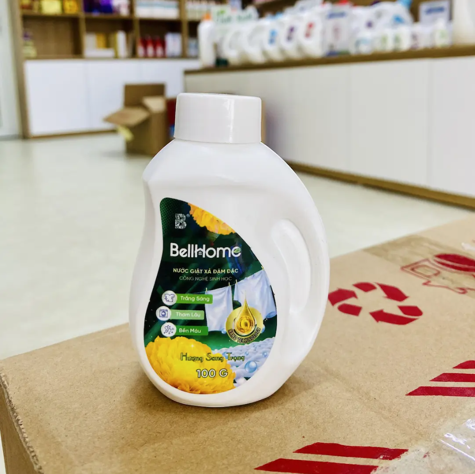 Nước Giặt Xả Công Nghệ Sinh Học Bell Home Hương Sang Trọng 100G