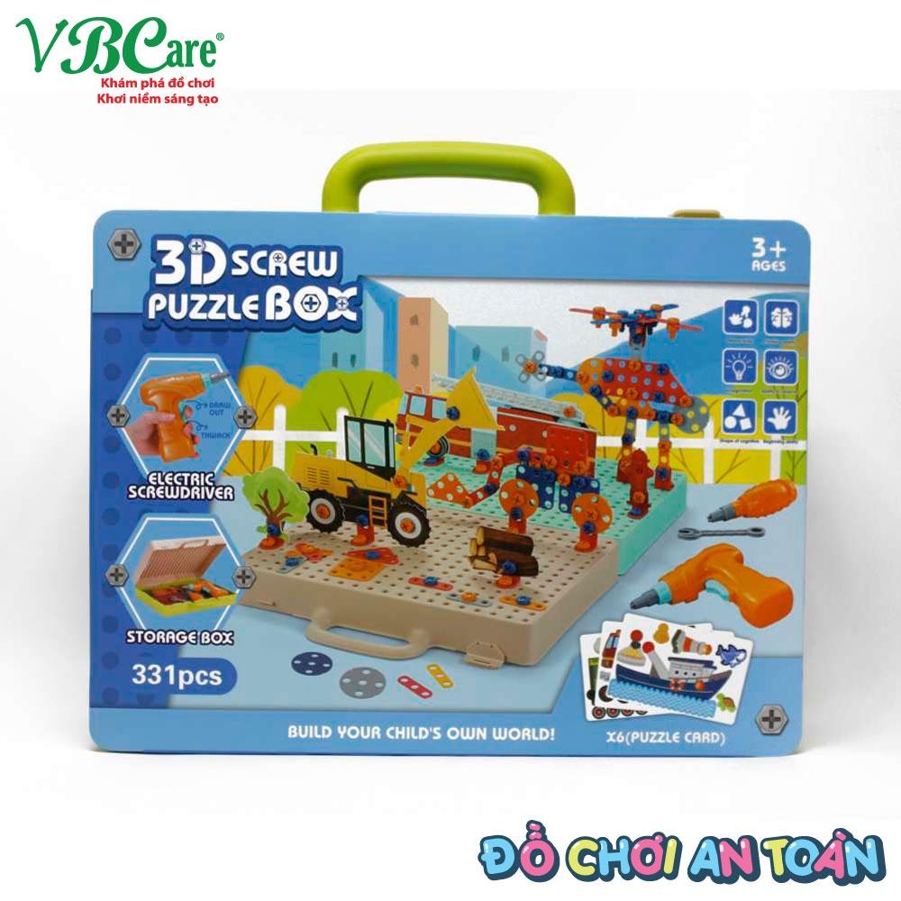 Đồ chơi xếp khối bánh răng 3D VBC-3169-20