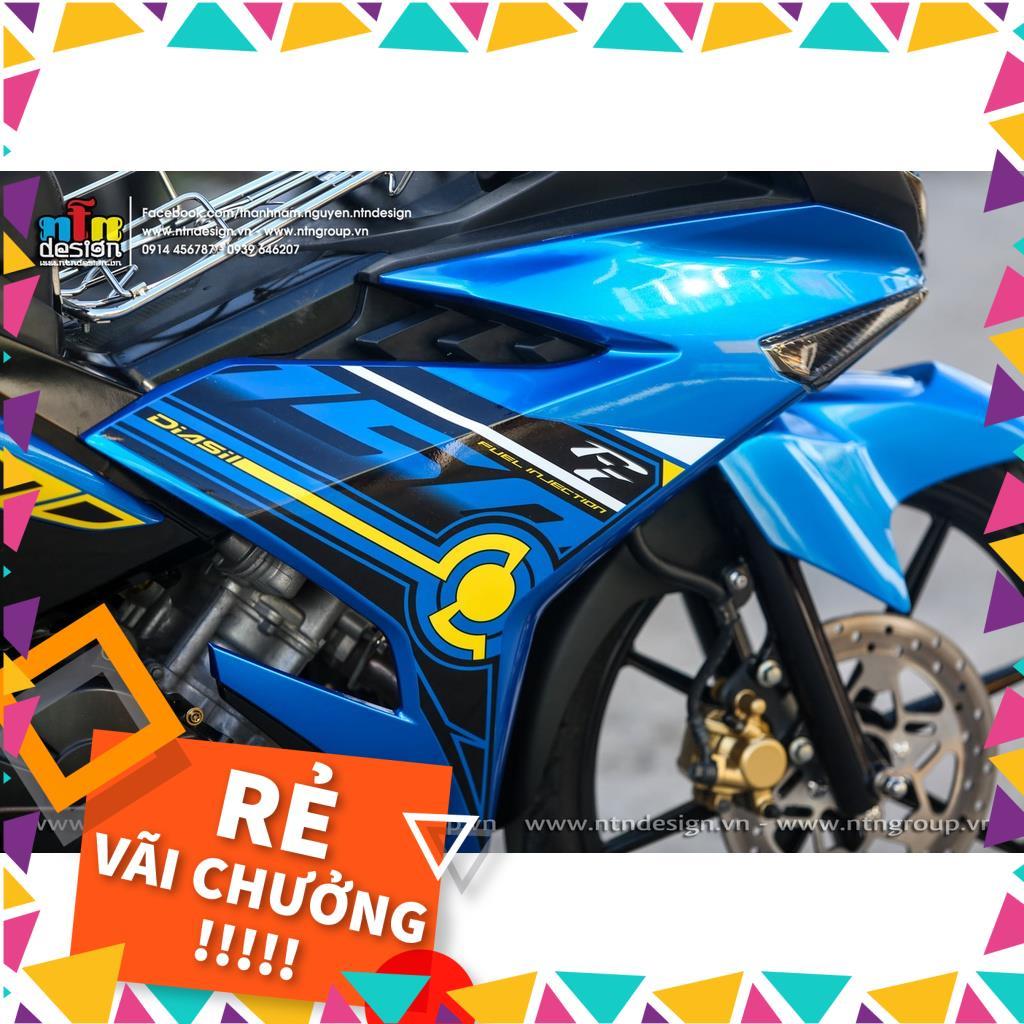 Tem Rời Exciter 150 Mẫu 150 LC Xanh Đen Vàng