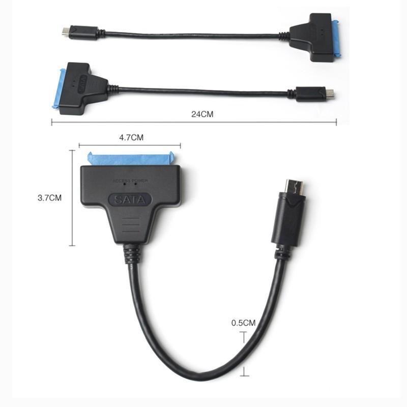 Bộ chuyển đổi USB 3.1 Type C sang USB3.1 cho ổ cứng SATA III 2.5in