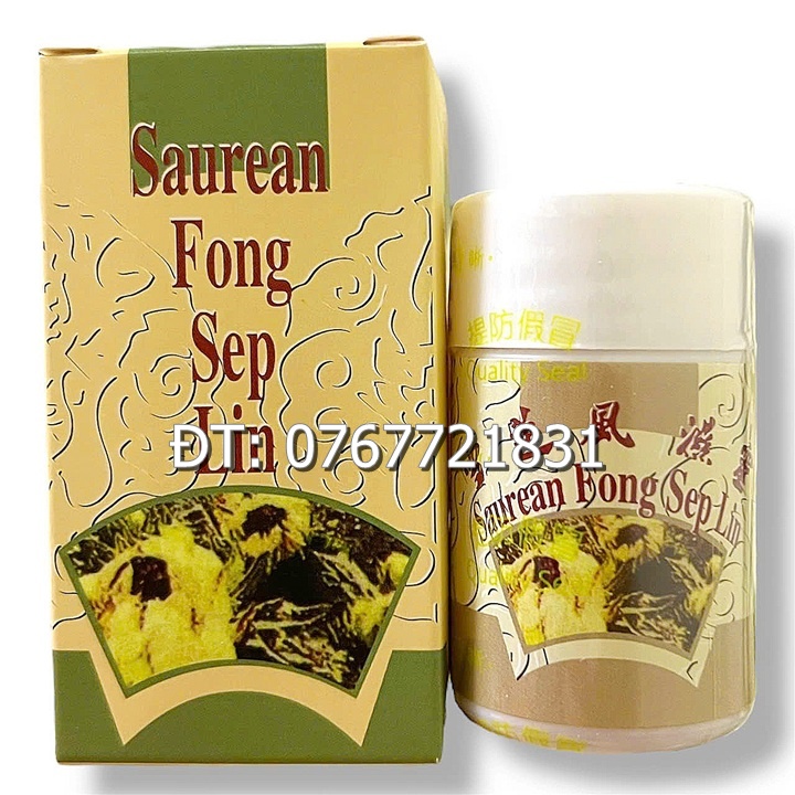 Tuyết liên phong thấp linh Saurean Fong Sep Lin Plus - Hộp 30 viên - Xuất xứ Malaysia - Mã số 1421
