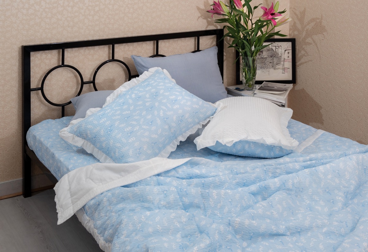 Bộ chăn drap Bamboo Hàn Quốc Hana Hana Leafmingo