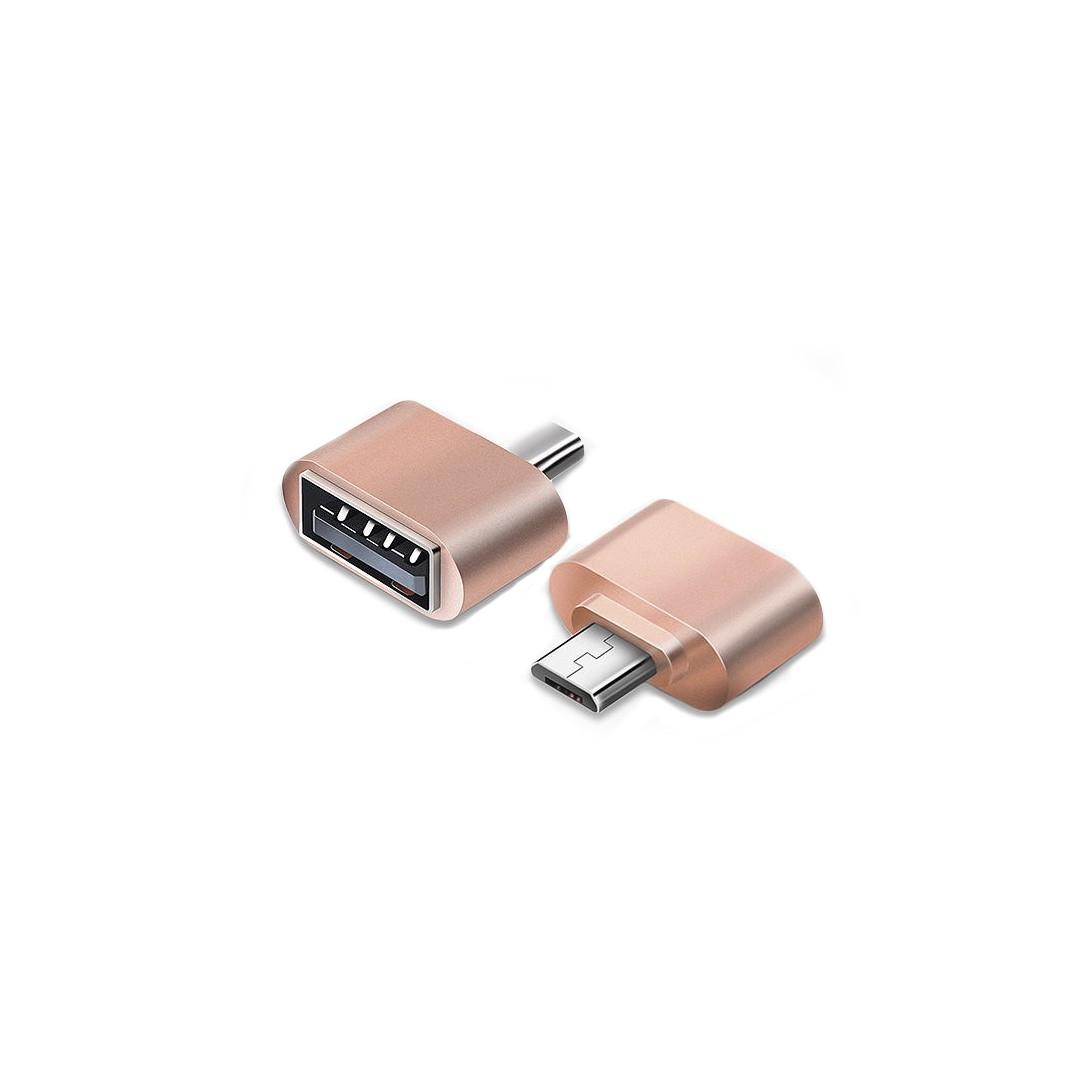 Đầu chuyển đổi USB sang micro USB vỏ kim loại, Đầu chuyển cổi cổng Usb Sang Micro Usb Otg