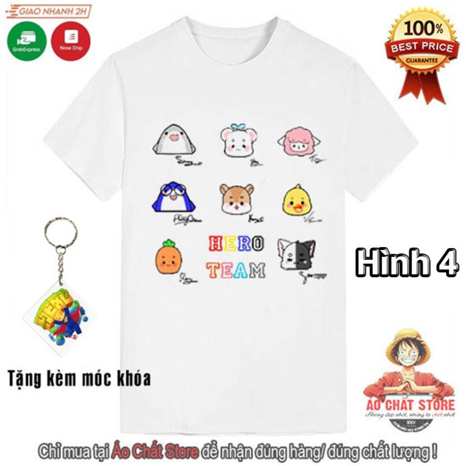BST Áo Hero Team Mini World Đẹp | Áo Thun Mini World Toàn Thành Viên Hero Team MC6