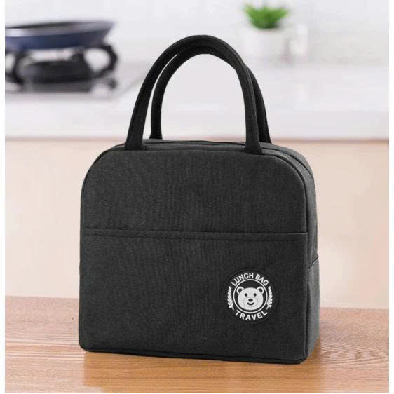 Túi Đựng Hộp Cơm Giữ Nhiệt Nóng Lạnh Đựng Camen Thức Ăn Văn Phòng Thời Trang - Hàng Chính Hãng