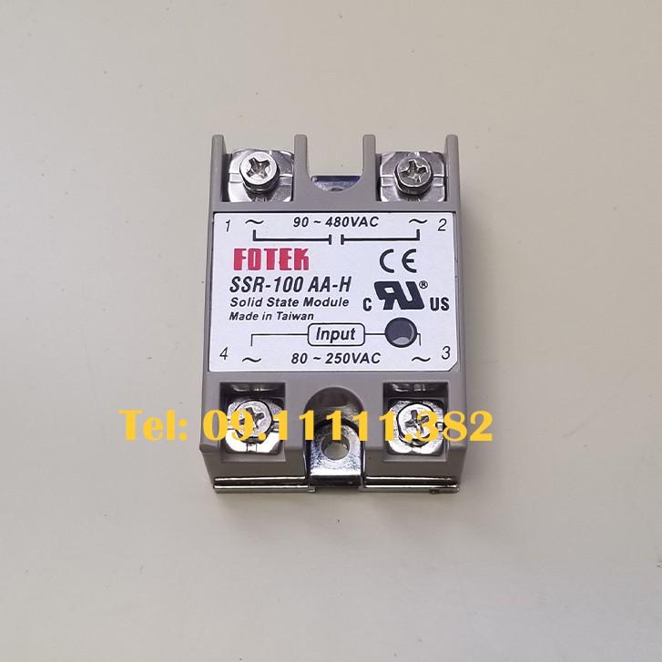 Relay bán dẫn Fotek SSR- 100 AA-H đóng ngắt mạch điện không tiếp xúc