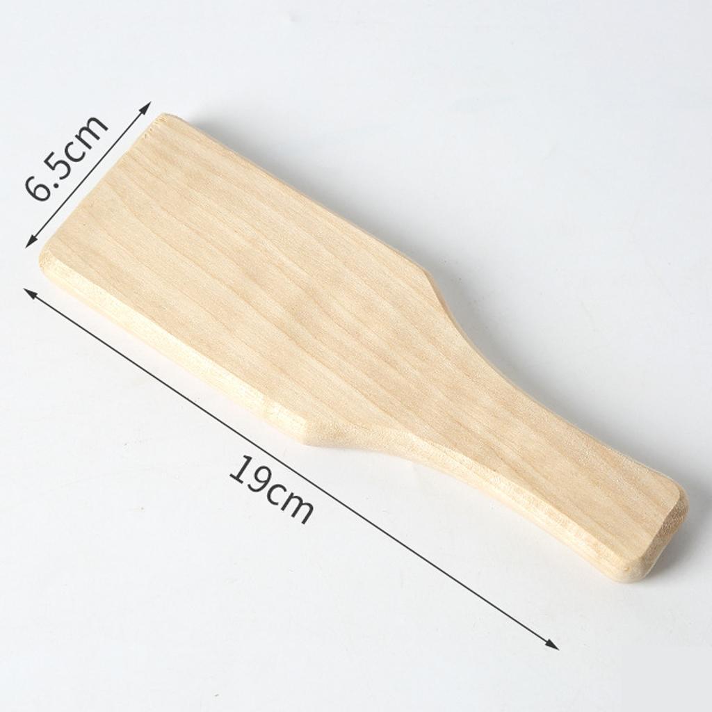 2x Wooden Clay Paddle Pottery Tool for Kitchen Clay And Pottery DIY 2 Sizes