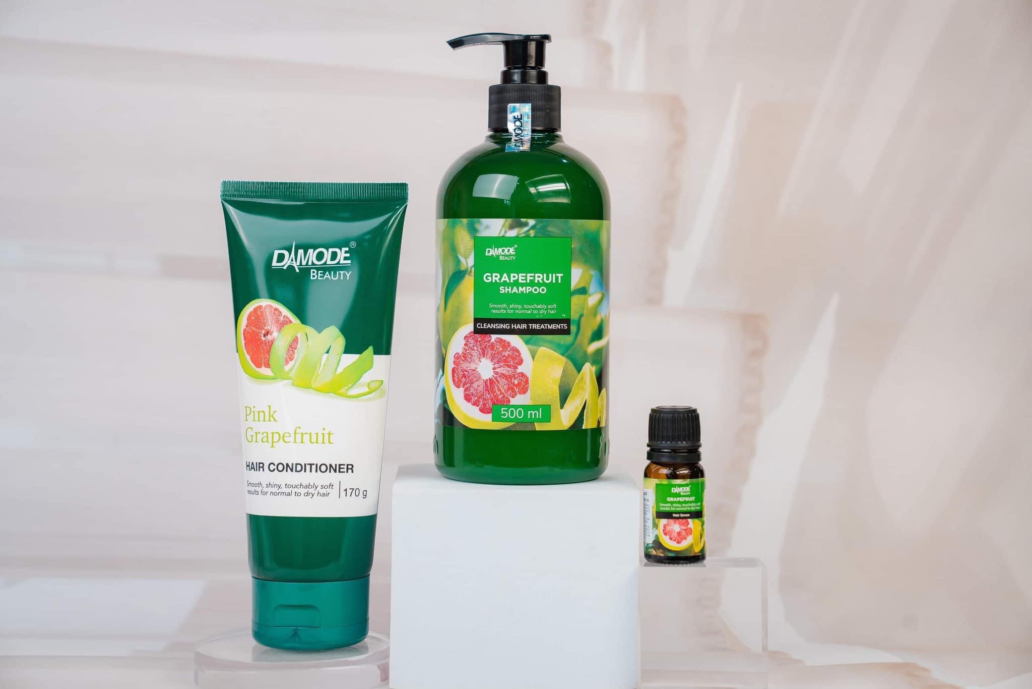 Combo dầu gội dầu xã tinh dầu tóc cao cấp độc quyền DAMODE 500ml 170ml 30ml